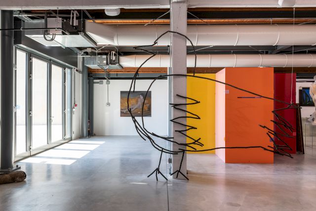 Verona, installation view, Xinyi Cheng, Petrit Halilaj, Sam Falls - Photo: Luca Meneghel